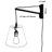Straitson Plug-in Armed Sconce-597696356-610337775-610336797