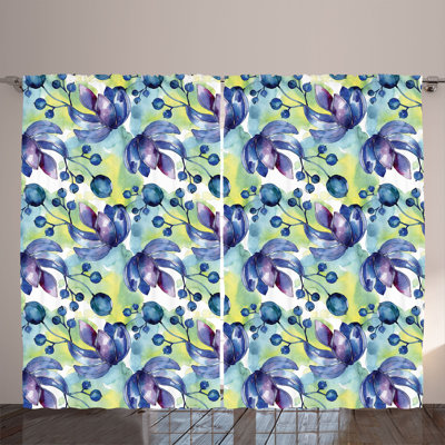 Semi Sheer Curtain Pair