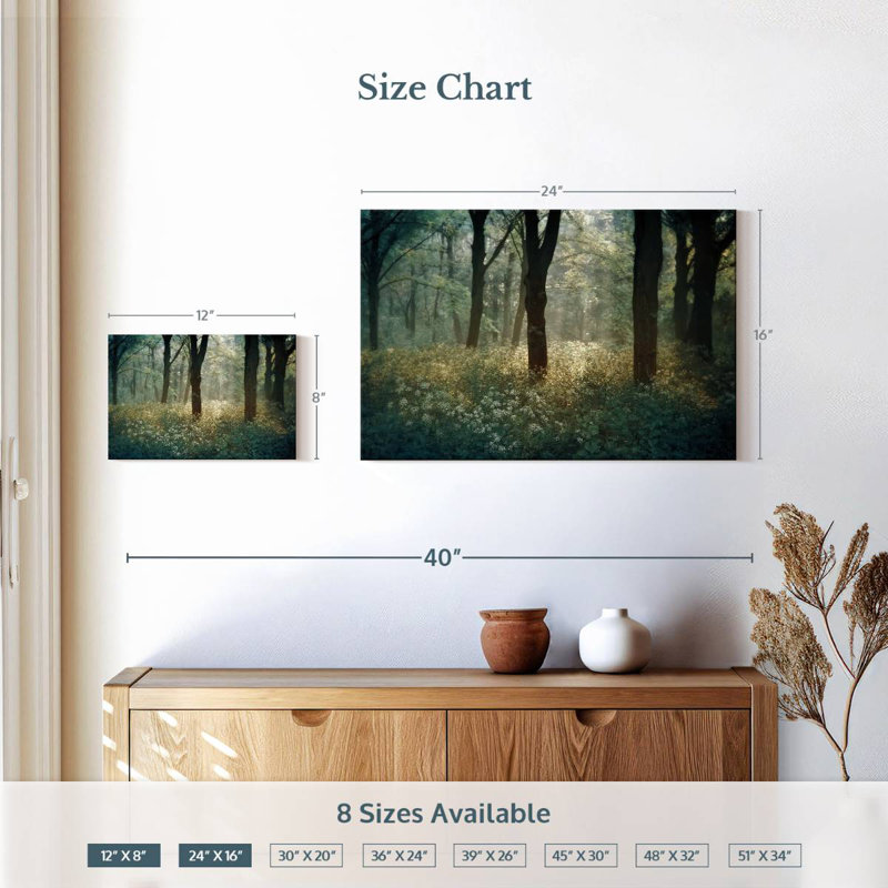 Alvord Foret De Tenom, 16" H x 24" W