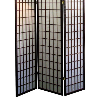 3 cloisons d'intimité d'inspiration japonaise, 70 po de hauteur, cloison de cerisier, cerisier pliable