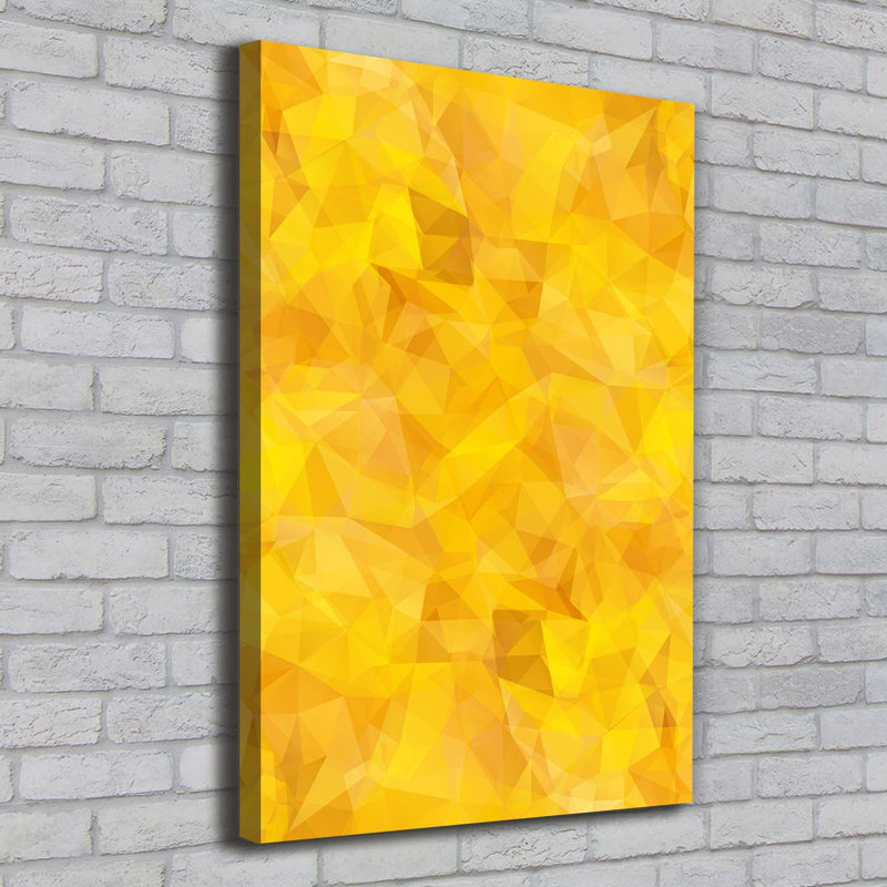 Abstraction Triangles - Wrapped Canvas Print