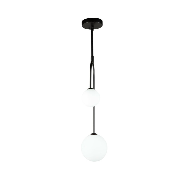 Comet 2-Light Pendant - Semi Matte Black