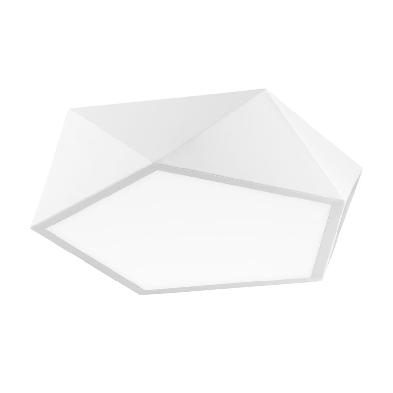 Flush Mount, White Matt