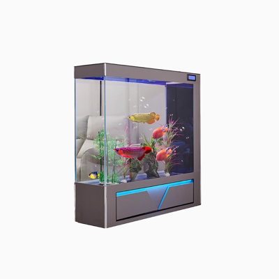 Medium to Large Floor-Standing Self-Circulating Ultra-Clear Glass Aquarium