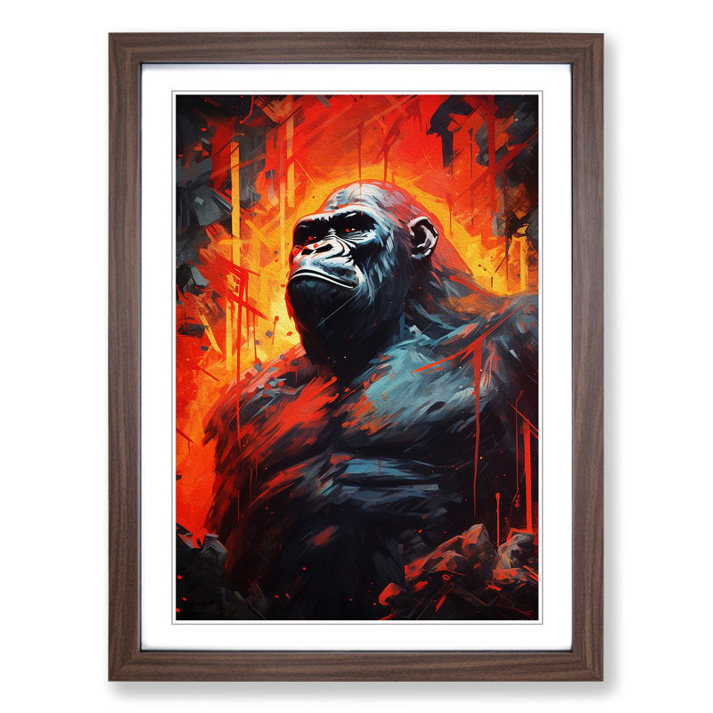 Gorilla Dadaism No.3 - Framed Print