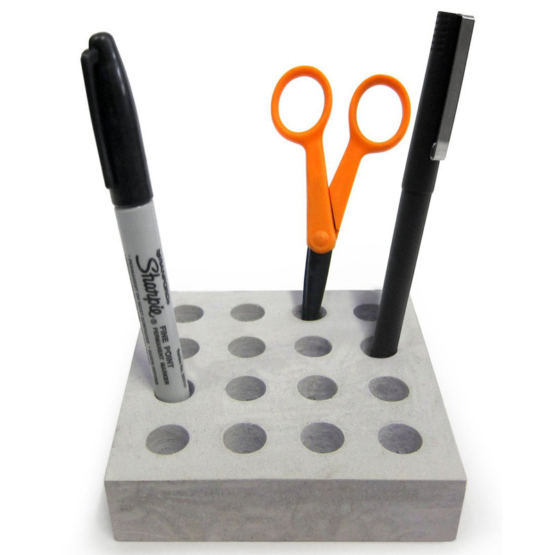 Concrete Desk Organiser