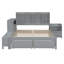 Lit avec rangement, table de chevet, 2 tiroirs, ports USB et bureau-1887107465