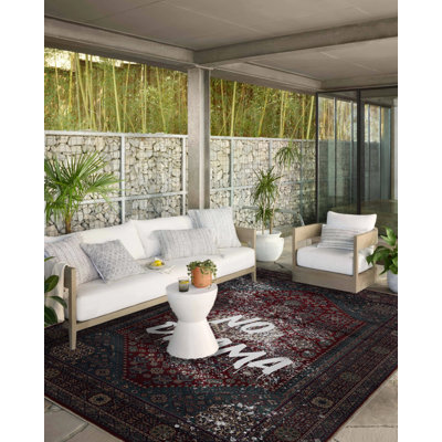 No Drama Written Patterned Creative Modern Decorative Carpet