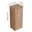 Armoire latérale de salle de bain 12 po à fixation flottante avec portes à fermeture en douceur