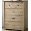Commode de chambre à 4 tiroirs, commode en bois avec poignée et poignées en métal-2040875022