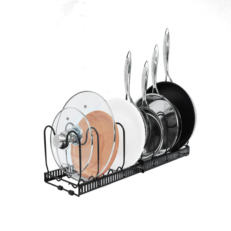 Buckingham Expandable Pot Pan Lid Organising Rack, 8