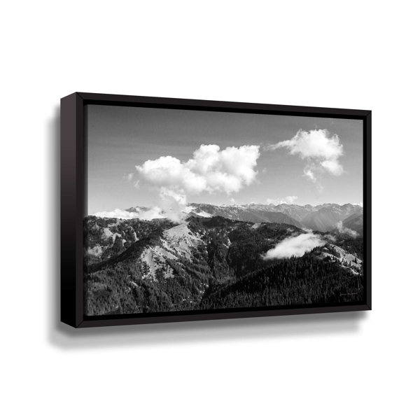 Loon Peak® Olympic Mountains II Framed On Canvas Print | Wayfair