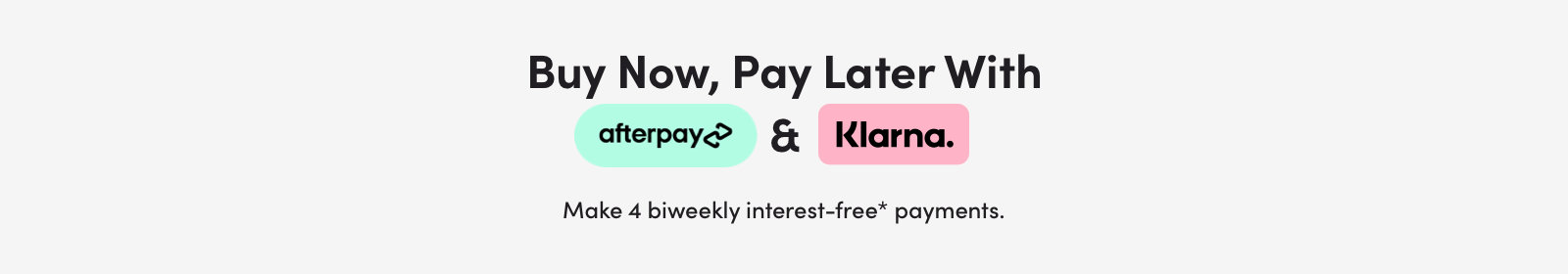 Buy Now Pay Later with AfterPay