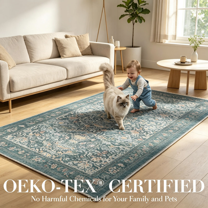 Rectangle 120 cm x 170 cm Area Rug