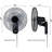 Simple Deluxe 23" Oscillating Wall Mounted Fan