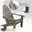 Kress Foldable Outdoor Adirondack Chair