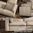 99" Leather Upholstered Sectional Sofa with Hidden Storage-387696368-387696360