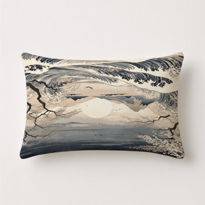 Sakura Ripple Indoor And Outdoor Pillow