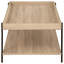 Table basse rectangulaire en bois d'ingénierie