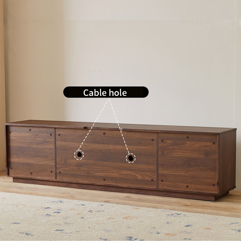 Meuble télé de style médiéval