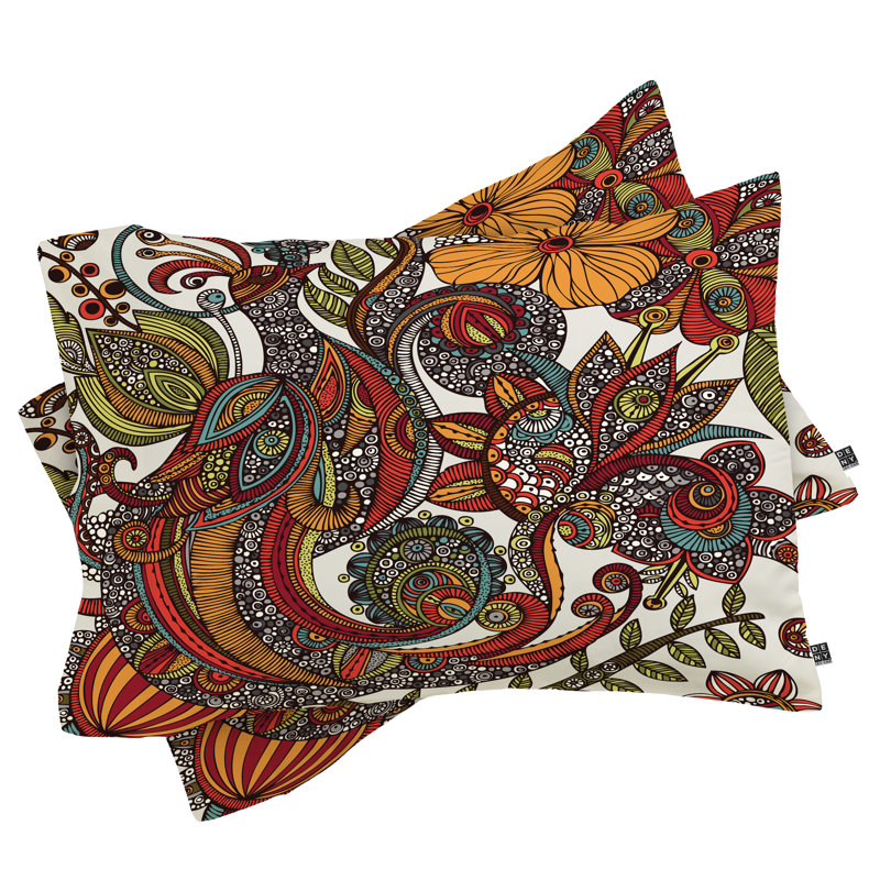 Paradise Bird Pillowcase, Standard