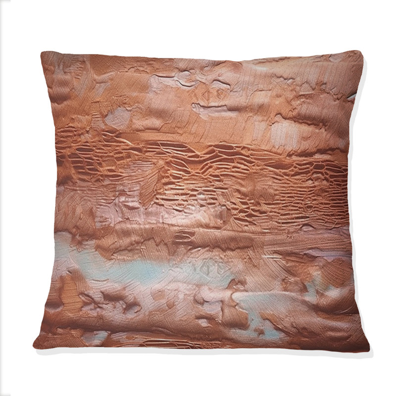 «Terracotta Bliss Texture Abstract II», reproduction de peinture abstraite