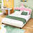 Jula Upholstered Platform Bed With Headboard-398806996