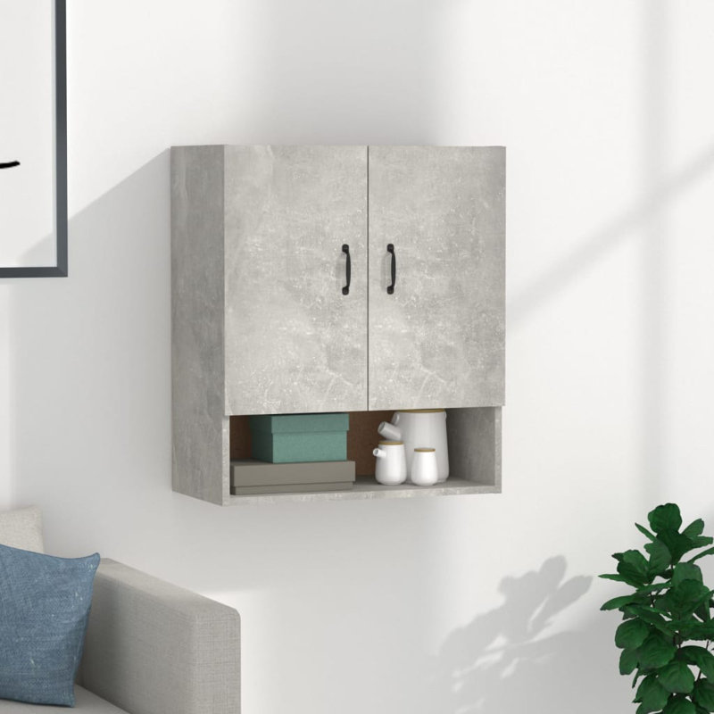 Luminara Wall Bathroom Cabinet, Concrete Grey