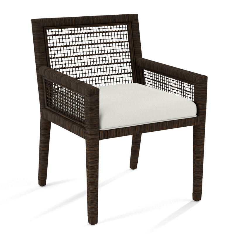 Pine Isle Arm Chair, Oslo Ivory; 0820-91, Antique Black