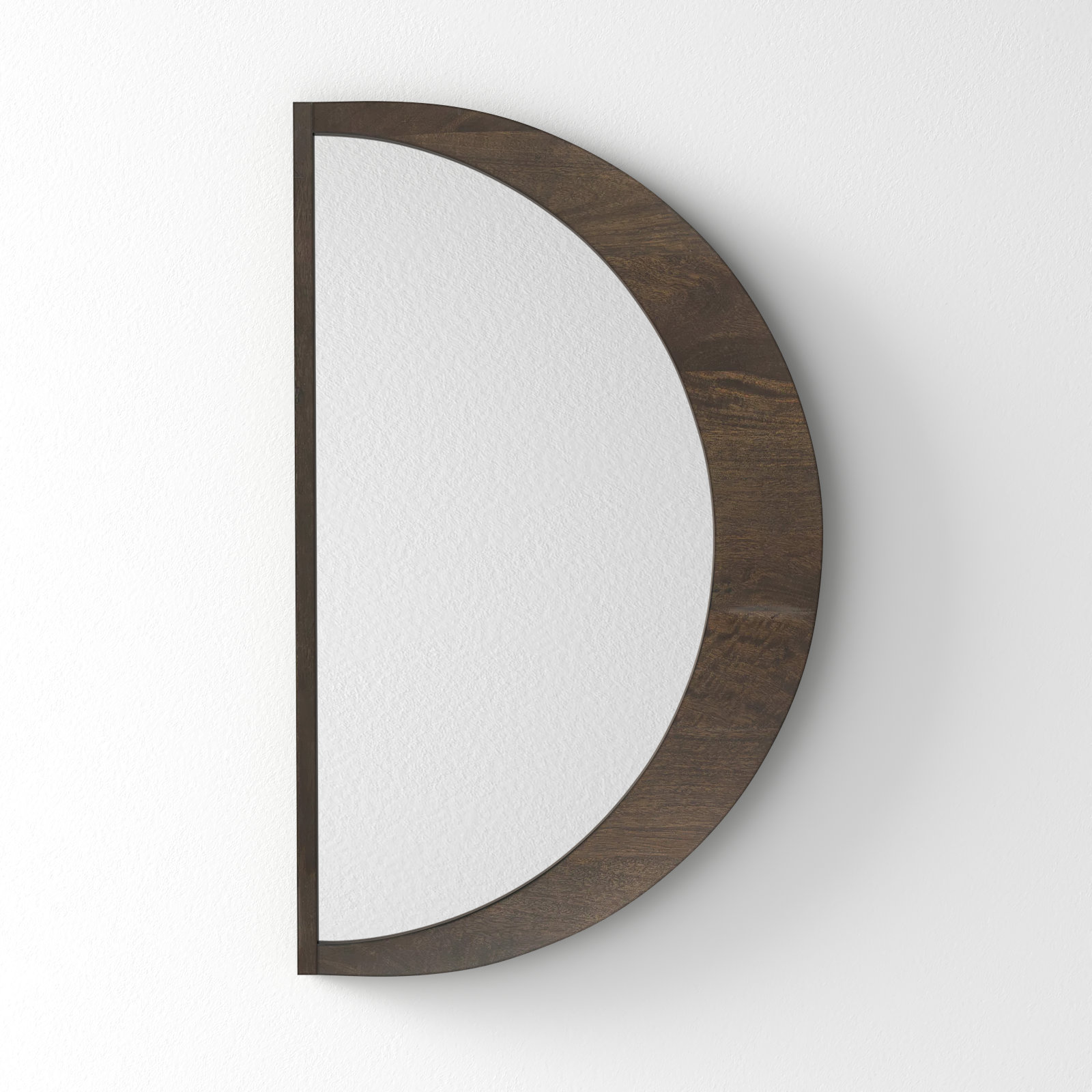 Vixe Mango Accent Mirror, Dark Brown, 22.3" x 36"