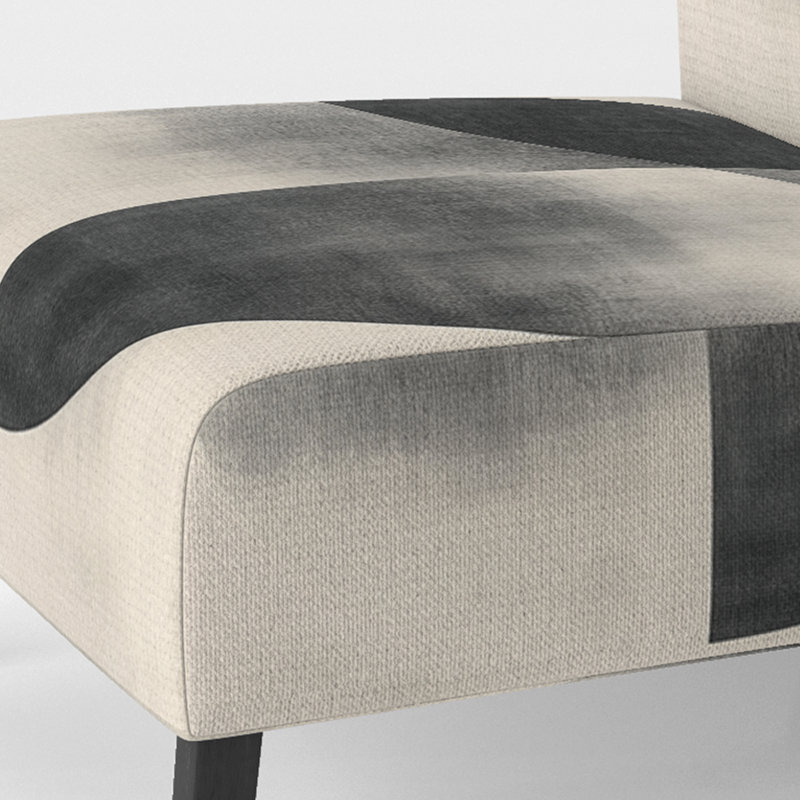 Fauteuil de chambre Abstract Shapes, Slipper Armless