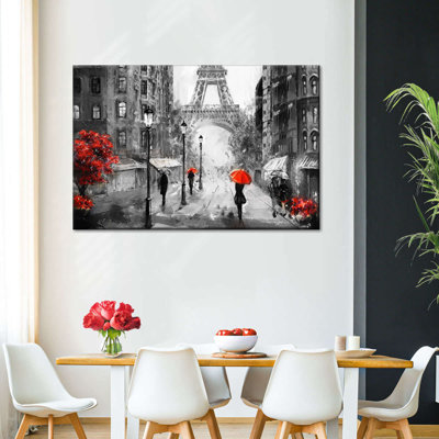 «Paris Rainy Day», reproduction sur toile