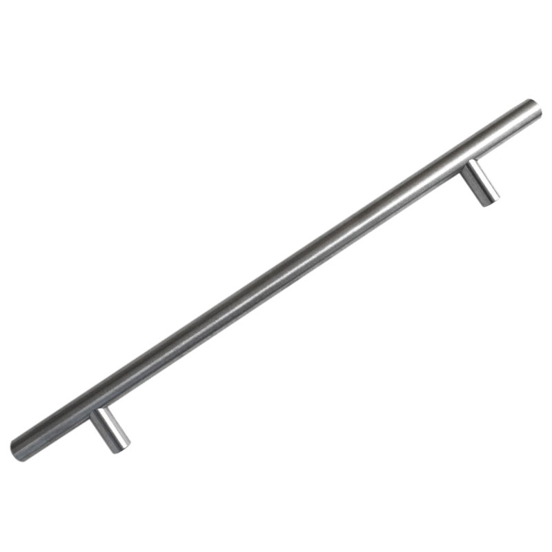 Poignée barre 8 1/2 po Solid Cabinet, Acier inoxydable, 7"