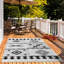 Tapis décoratif d’intérieur/d’extérieur gris du Sud-Ouest Tubbs-28746609