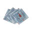 Byzantine Jewel Hemstitch Cocktail 6" Linen/Cotton Napkin-122609807