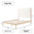 Ardin Solid Wood Bed with Boucle Headboard-1690676284-1690676287