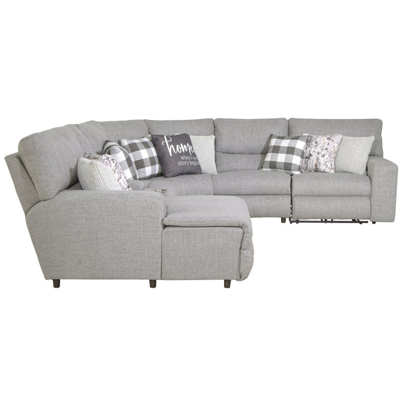 Canapé modulaire inclinable de 143 po Balvina, Orienté à droite