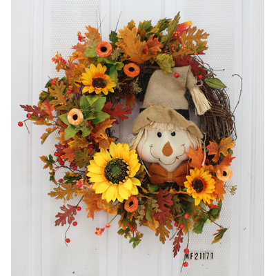 Couronne de tournesol en mousse 24 po
