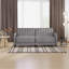 Canapé-lit de luxe 81,6 po en velours-1704151037