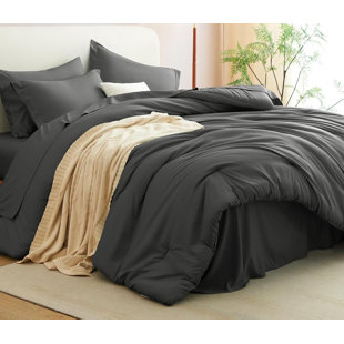 Boho Queen Comforter Set, 7PC All Season Soft Bed in a Bag with Complete Bedding Pieces