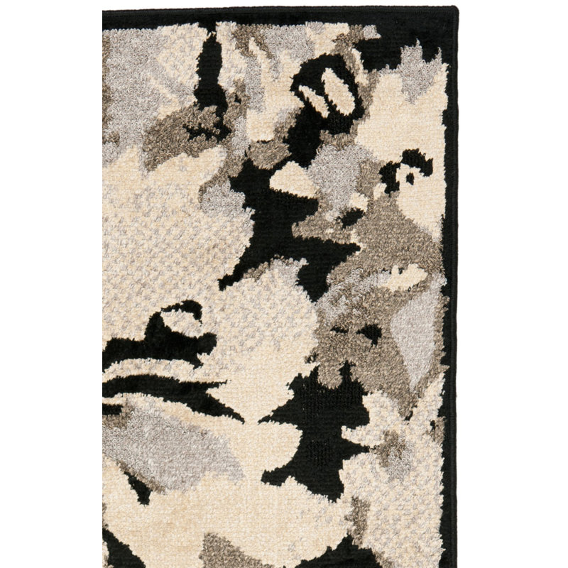Kashmir Performance Floral Rug, Rectangle 4' x 6'