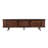 Mid Century Modern TV Console with Tambour Doors and Fluted Storage