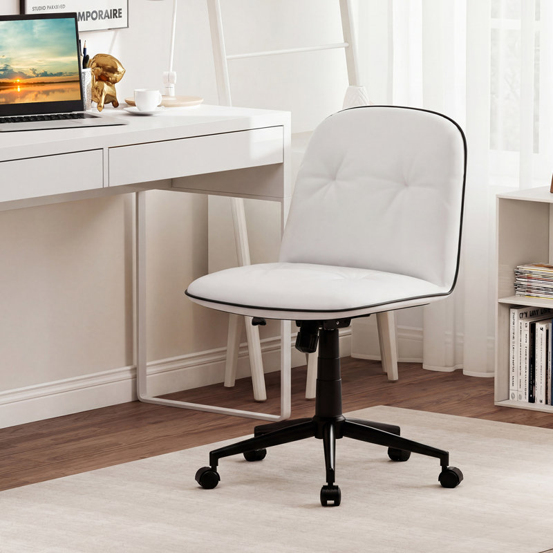 Inbox Zero Office Chair, White