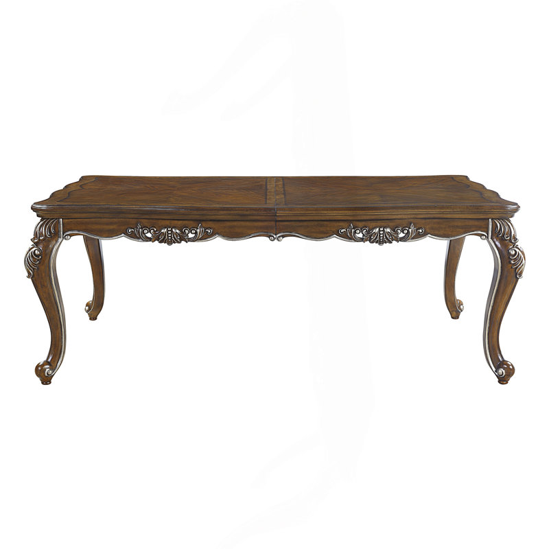 Dining Table With Extendable Leaf