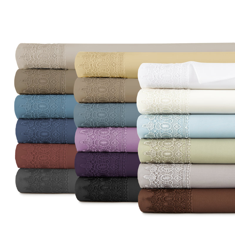 Deux taies d'oreiller en microfibre Eldon par Southshore Fine Linens, Très grand, Mauve
