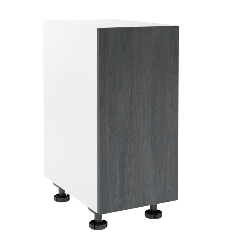 Armoire de cuisine à assemblage rapide de style moderne, marine et gris nordique, Marine carbone