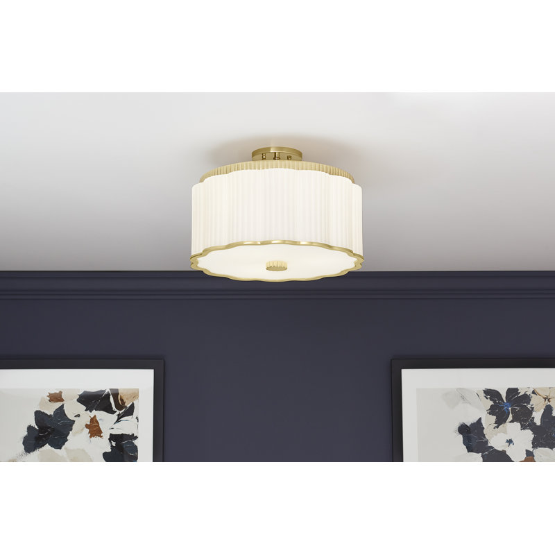 Tresdoux™ Semi-Flush Light, Polished Brass