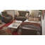 Upholstered Convertible Wood Trimmed Armchair With Storage, Polyester-365298883