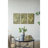 S/3 41.3X1x23.6" Rectangular Canvas Map Wall Art, Multicolored