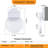 Round Acrylic Wall Sconce LED Bedroom Lamp-105509805
